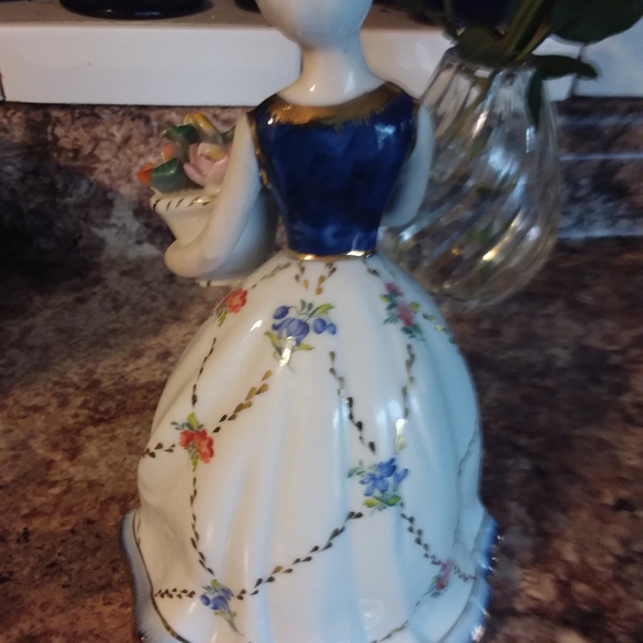 KPM Berlin Accents Kpm Lady Figurine Holding Flowers Poshmark